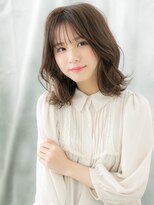 ドクターズ サロン ラブ(Dr's Salon LAB)&nbsp;イヤリングカラー外はねエアリーカールミディi古河20代30代40代