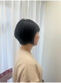 ナチュラル　弱酸性縮毛矯正／ショートボブスタイル