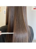 髪質改善ストレート
