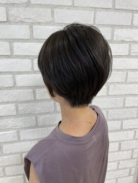 アッシュ 稲田堤店(Ash) ダークアッシュブラウン×ショートボブ