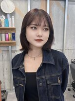 イオエ 梅田(ioe) ダブルカラー/大人ボブ/黒髪スタイル/髪質改善/縮毛矯正