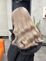 ニコ トウキョウ 渋谷(nico TOKYO)&nbsp;ブロンドベージュ/髪質改善/ダブルカラー/ケアブリーチ/20代