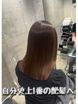 エノア 青山(ENORE) 乾かすだけで自然にまとまるウル艶縮毛矯正!(飯田)