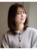 20代30代40代大人可愛い内巻きレイヤーミディアム