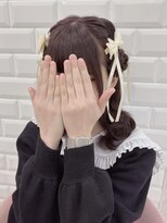 髪が短くてもできるひつじヘア＊まゆ