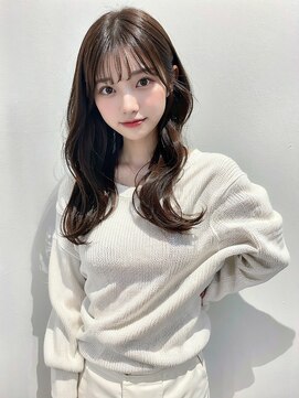 アース 相模大野店(EARTH) 【韓国風★ムルギョル巻き×シースルーバング】艶髪大人可愛い