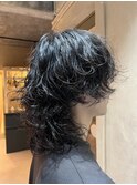 メンズウルフパーマ