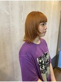 オレンジ×ナチュラルウルフ