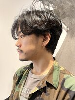 ピークアブー 原宿ハラカド(PEEK-A-BOO) ゆるやかメンズパーマ/立体感のあるメンズショート/PEEKABOO