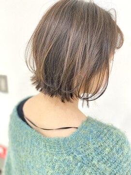 オーセンヘア(AUTHEN.HAIR) #くびれミディ#マロンベージュ#レイヤーカット