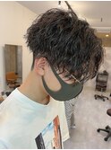 シャドウパーマメンズカットスパイラルパーマツイスパ波巻き