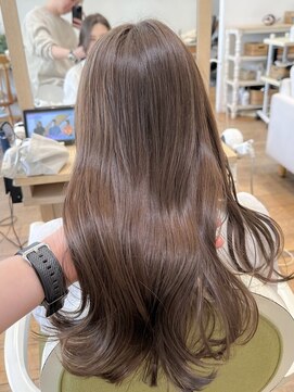 バイオレット 栄店(Violet) 【ブリーチ無し】オリーブベージュ/オリーブブラウン/カーキ