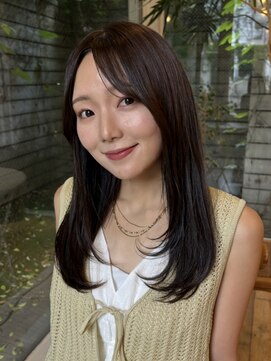 ガーランド (Garland) レイヤーカット/赤み消し/オリーブベージュ/ 透明感カラー