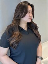 シエル バイ ケンジ 登戸 生田(CIEL by KENJE)&nbsp;韓国ヘアレイヤーカット顔周りヨシンモリ巻き髪