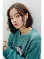 ムウ 難波(MOU)&nbsp;ショートボブ暗めカラーグランマッシュデザイン20代30代40代50代