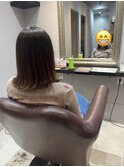 透明感カラーによる、褪色防止カラー