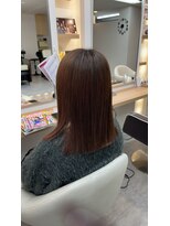 ミーナ(Mina)&nbsp;縮毛矯正ワンレンミディアム