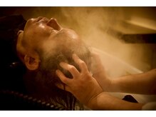 新田理髪店の雰囲気（微細ミストのヘッドスパ。人気メニューです。）