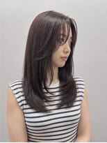 エイド 本店(aid)&nbsp;顔まわりレイヤーで大人可愛いヘアスタイル