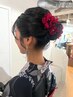 【夏限定セットメニュー】浴衣着付け+簡単ヘアアレンジ¥6900