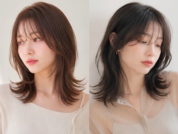ヘアメイク ミチ 富田店(HAIRMAKE MICHI)の写真/再現性高い前髪カットや顔周りのレイヤーカットが得意な大元駅近くの美容院*髪質改善カラーでうる艶ヘアに