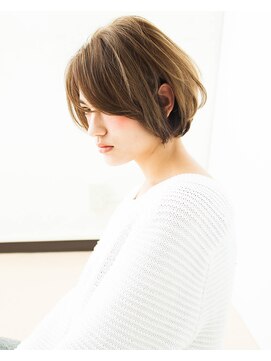 エイミーバイアフロートザガーデン 浦和店(amie by afloat the garden) 大人可愛い小顔ナチュラルショート×柔らかふんわりボブ【浦和】