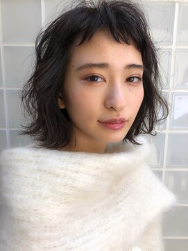 アスター(astar) 【Astar】大人フラットボブ ウェーブ オン眉　デジパ