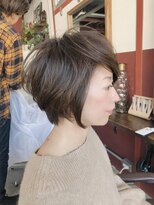 ルーファス 恵比寿 渋谷(Ruufus)&nbsp;クセ毛を活かしたボリューミーショート【Ruufus恵比寿渋谷】赤塚