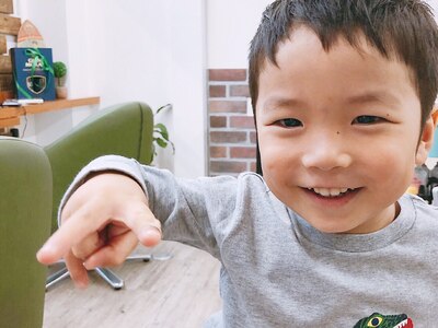 お子様カット、お子様連れのパパママも大歓迎！