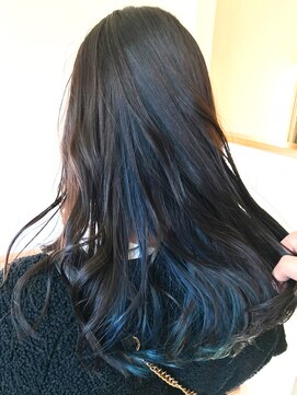 リール ヘアーアンドカンパニー(Rire Hair&Co.) 大人ロブ/インナーブルー