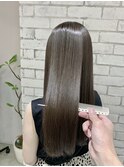 【Feria松山】ケア縮毛矯正×グレージュカラー“石田幸輔”