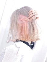 プネル(punel) ホワイトピンク×グレージュ