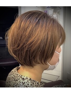 ミューコロル(mieux color) 可愛いショート 卒業式 入学式 スーツにも似合うスタイル