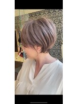 アース 福岡天神赤坂店(HAIR & MAKE EARTH)&nbsp;ハイトーンショート