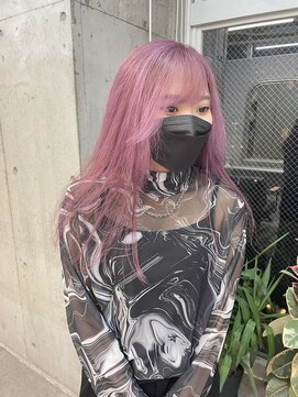 ラニヘアサロン(lani hair salon) ライトピンク（ブリーチ２回）