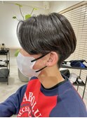 20代～30代メンズカットセンターパートニュアンスパーマ［仙台］