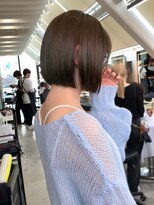 ロンド 表参道店(Lond)&nbsp;◇Lond表参道 前下がりボブ 透明感カラー 縮毛矯正