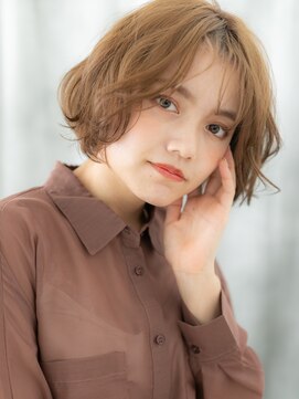 ドクターズサロン LAB 小山店 ふわカールでフレンチカジュアルミディヘアe小山20代30代40代