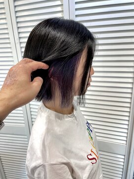 エイト 沖縄豊崎店(EIGHT toyosaki) 【EIGHT 豊崎】お客様スタイル_インナーバイオレット