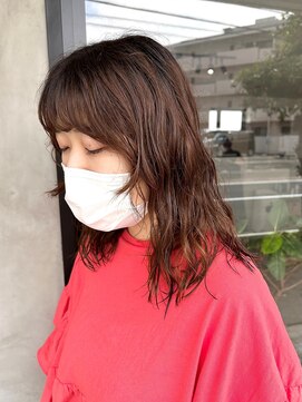 ラッキーヘア 加古川(Lucky Hair) ゆるふわミディアムボブ【カドワキ】