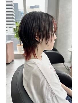 ジエクト カナウ(The Ect canow) ハイレイヤーウルフシャギーバズカットハイレイヤーカット