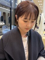 スニュウ(snuw)&nbsp;ケアカラー透明感カラーボブ