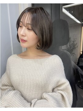 ロンドアヴァントゥス 池袋(Lond aventus) 韓国レイヤー/韓国風/ボブ/髪質改善/黒髪/ブリーチなし〔池袋〕