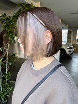 ペコリ ヘアールーム(PecoRi HAIR ROOM)&nbsp;グレーインナーカラー