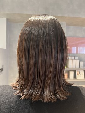 アイディール 心斎橋店(:ideal) 切りっぱなしボブ