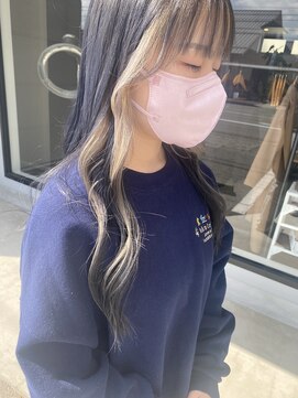 ナンバー 竪町(number+) 20代30代大人かわいい透明感★ネイビーイヤリングカラーホワイト