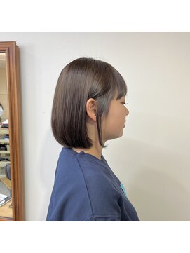 リラクオーレ 三宮 元町(LIRA CUORE) 丸みボブ×酸性縮毛矯正