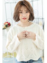 エイトサロン 八潮(8salon)&nbsp;八潮/髪質改善/オリーブベージュ×ふんわりウェーブミディアムj