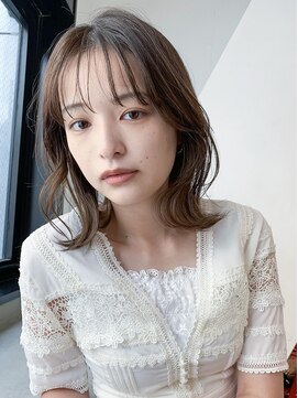 アイティー バイ アルバム 中野店(IT by ALBUM) くすみベージュ小顔秋色オリーブカラー_39516