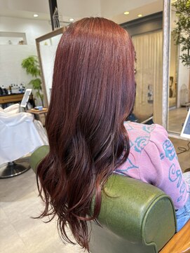 デイジー ロング/チェリーレッド/大人かわいい